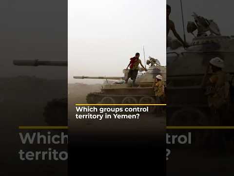 These are the competing groups controlling territory in Yemen | AJ #shorts