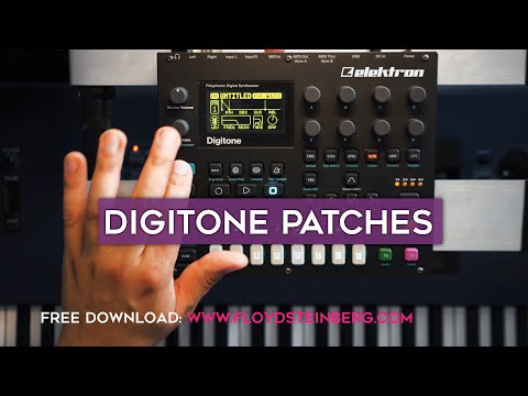 Some Elektron Digitone patches - pianos, pads and strings (free download, no talking)