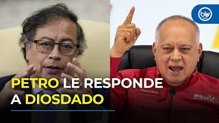 "Tiene razón, pero se equivoca en un detalle": Petro responde a las acusaciones de Diosdado Cabello