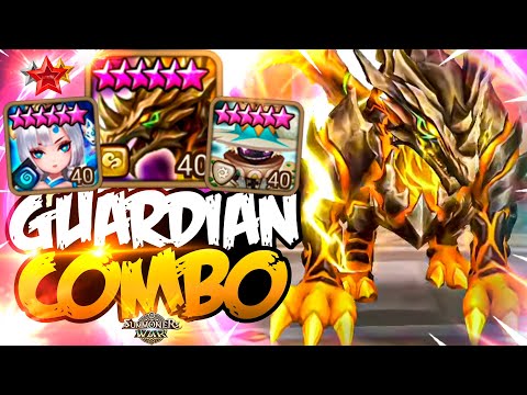GUARDIAN TURN CYCLE TEAM with Jamire and Shizuka - Summoners War