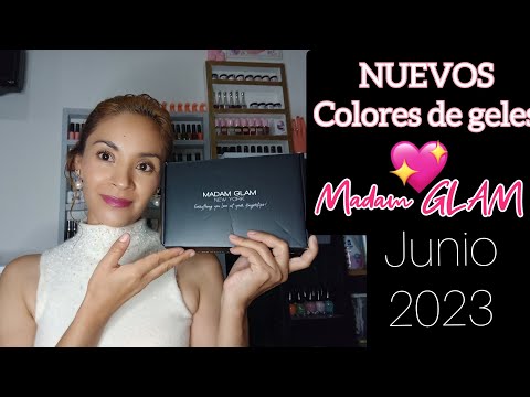 DISEÑO DE UÑAS CORTAS VERANO2023 GELES MADAM GLAM#nails #desingnails #madamglamgelpolish #madamglam