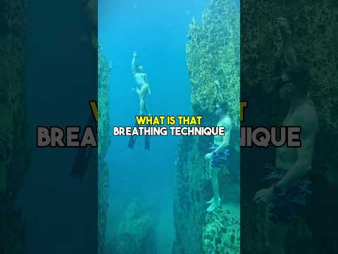 Freedivers use a special breathing technique before they go down, so they can hold the breath longer