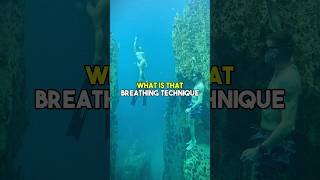 Freedivers use a special breathing technique before they go down, so they can hold the breath longer