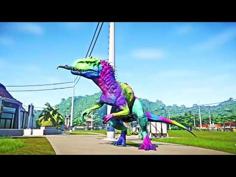 HUMANS vs All Carnivores Dinosaurs and Flying Reptiles - Jurassic World Evolution 1-2 #dino  #humans