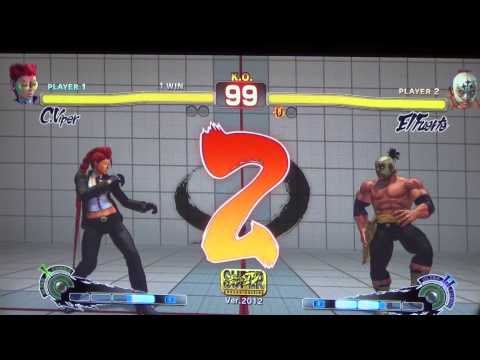 Evo 2013 Super Street Fighter 4 AE Tr Alexis (C.Viper) vs Iperu (El Fuerte)