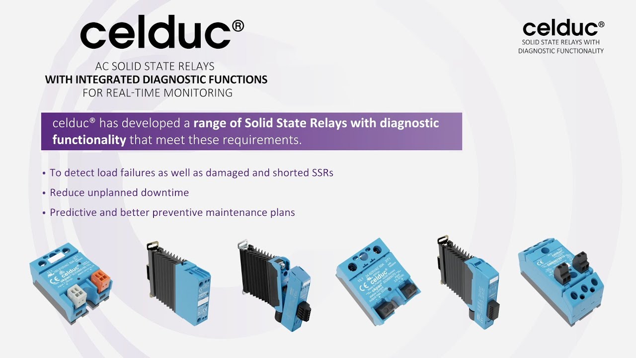 celduc relais - AC Solid State Relays with integrated Diagnostic functions