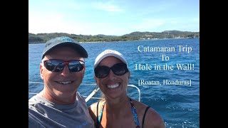 Catamaran to Hole in the Wall!  [Lionfish Hunt]  [Roatan, Honduras]