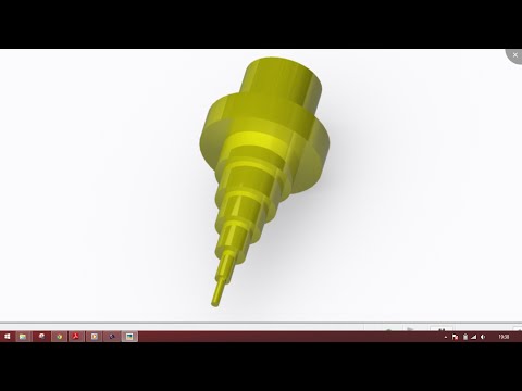 part design using extrude feature in creo parametric (2.0/3.0/5.0)