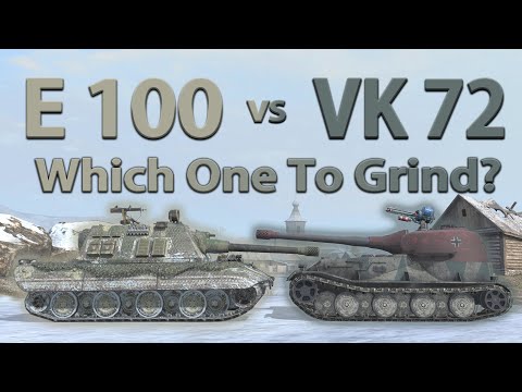 WOT Blitz Face Off || E 100 vs VK 72.01 (K)
