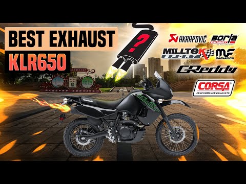 Kawasaki KLR650 Exhaust Sound🔥Big Gun,Cobra,Delkevic,FMF,GPR,LeoVince,Lexx,MSR,Staintune,Yoshimura