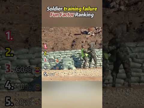 Soldier training failure 🤣 #funny #amazing #failure #funnyvideo #soldier