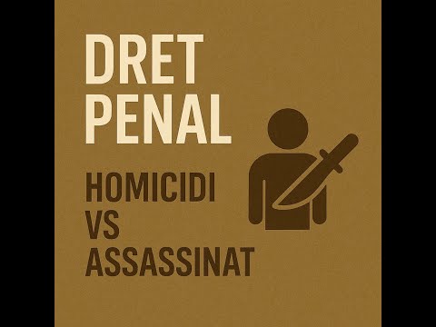 Homicidi vs Assassinat