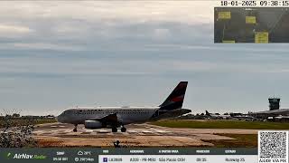 linda arremetida boeing 737 max em cima da pista aeroporto de navegantes