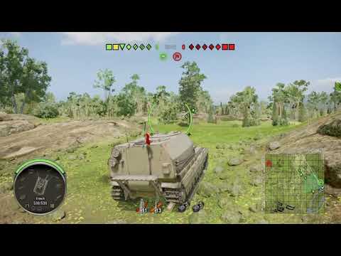 World of tanks console - Conqueror Gun Carriage 5570DMG 1kill - 7vs7