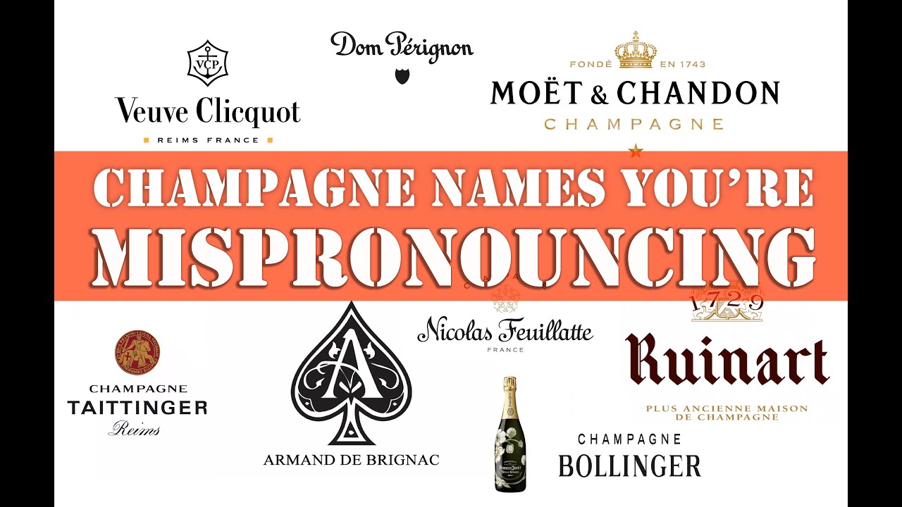 How to Pronounce 60 CHAMPAGNE Brands (CORRECTLY) French Pronunciation