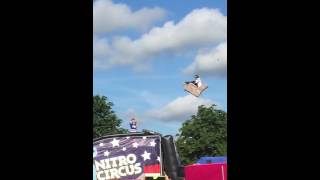 Going dawn ramp on chair