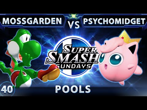 SSS 40 - MossGarden (Yoshi) Vs. PsychoMidget (Jigglypuff) SSBM Pools - Smash Melee
