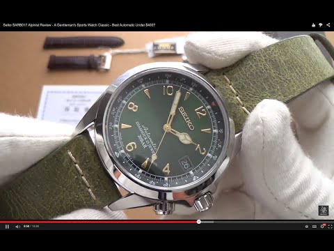Seiko SARB017 Alpinist Review - A Gentleman's Sports Watch Classic - Best Automatic Under $400?