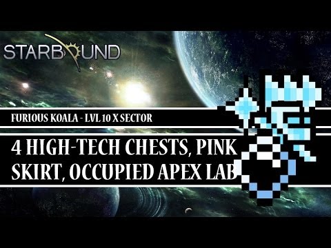 [Starbound Locator][T10] - 4 High-Tech Chests, Pink Skirt
