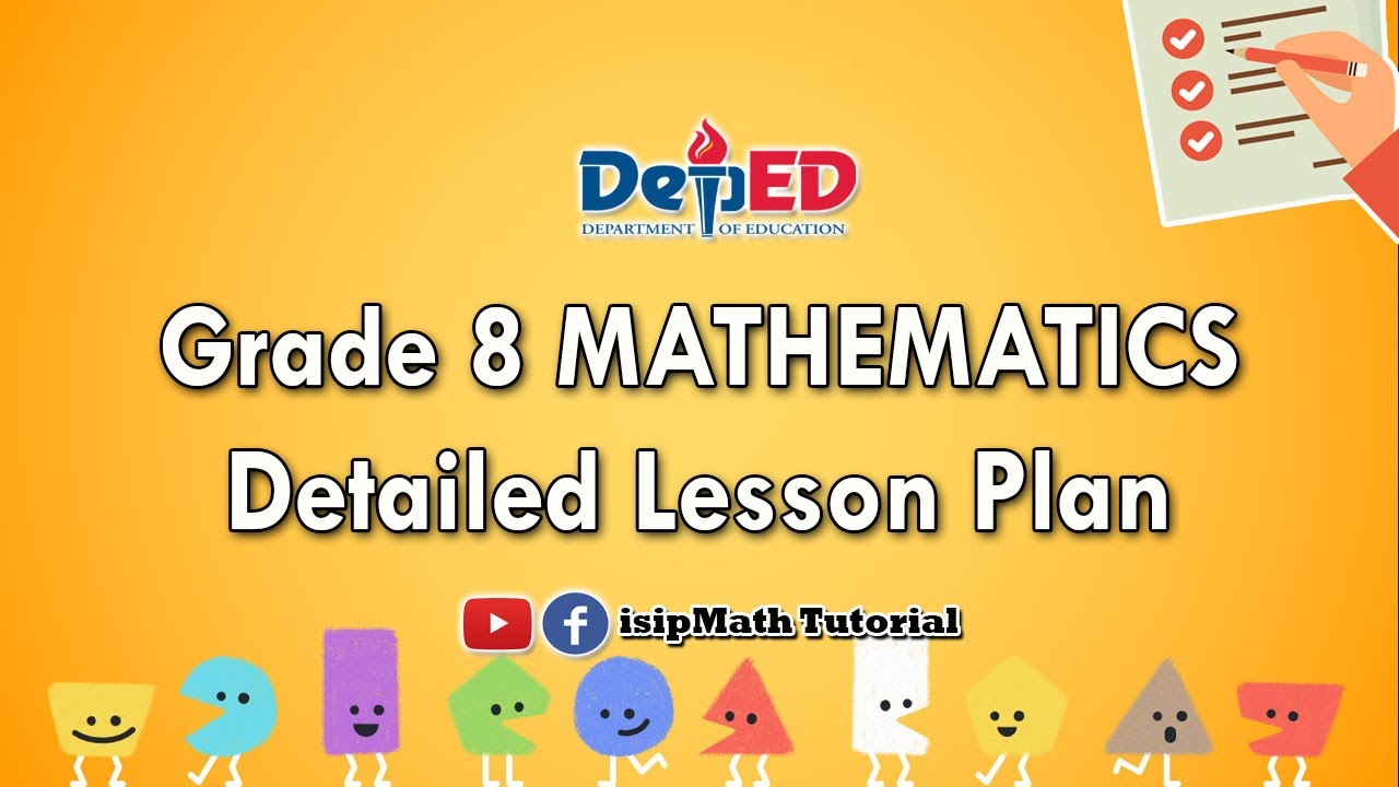 Grade 8 MATHEMATICS Detailed Lesson Plan | Quarter 1 to Quarter 4
