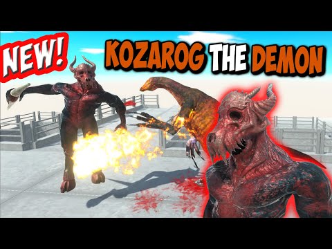 Halloween Update! Kozarog the Demon vs all uits - Animal Revolt Battle Simulator