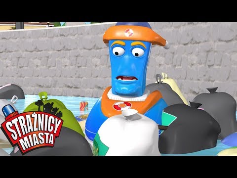 Strażnicy Miasta - Śmieciowe przyjęcie | Kreskówki dla Dzieci