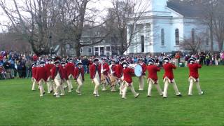 preview picture of video 'United States Army Old Guard - Fife and Drum Corps -Lexington MA   April 19, 2014'