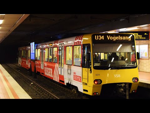 ⚡Electric discharge⚡SSB-U-Bahn-Spotting in Marienplatz, Stuttgart (DT8. 4 & S)