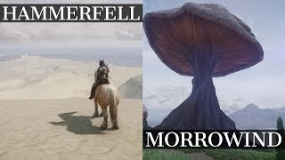 Reunited Tamriel: Morrowind and Hammerfell WIP | New MASSIVE Skyrim Mod! | Gameplay