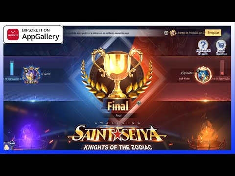FINAL DO JAMIEL INTERSERVER! - AppGallery store com 20% de CASHBACK! - SAINT SEIYA AWAKENING