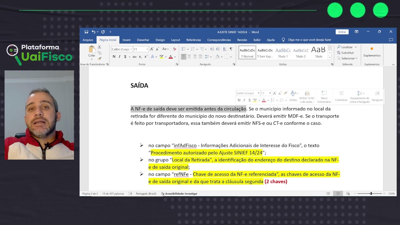 AULA 153: Ajuste SINIEF 13 e 14/2024