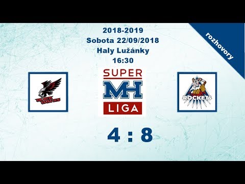 MH Superliga (2018-2019) Black Hawks vs. Rockets 4:8 - rozhovory