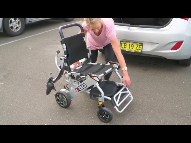 i Go Folding Electric Wheelchair Video
