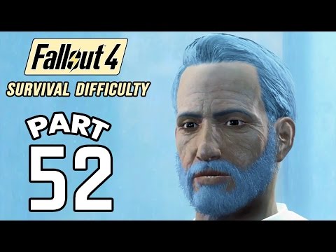 Fallout 4 Survival Difficulty SNIPER Walkthrough - Part 52 Institutionalized 1080p 60FPS