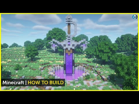 Minecraft How to Build a Nether Sword Portal (Tutorial)