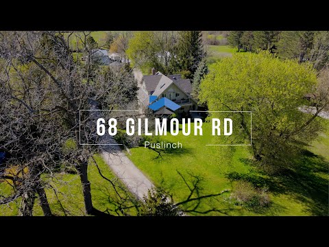 68 Gilmour Rd, Puslinch - Aerial Video (Branded)