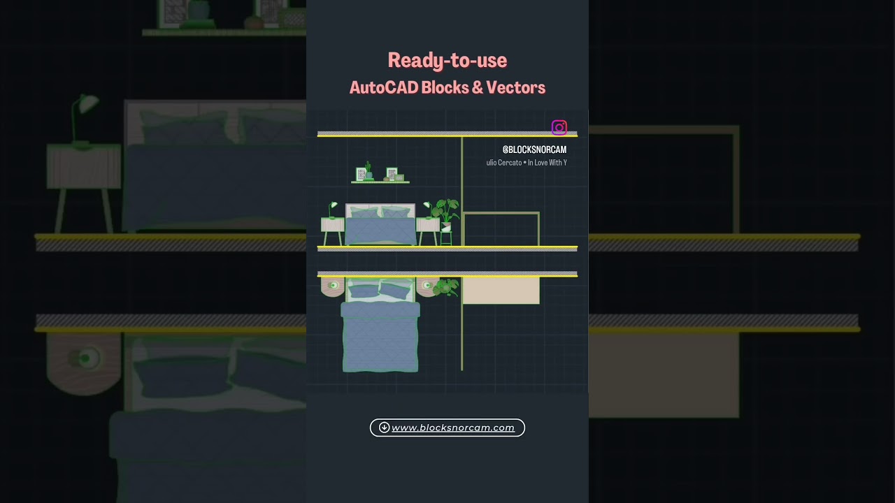 💻🔥 Dimensioned furniture AutoCAD blocks Library. High-quality files to enhance your design projects.