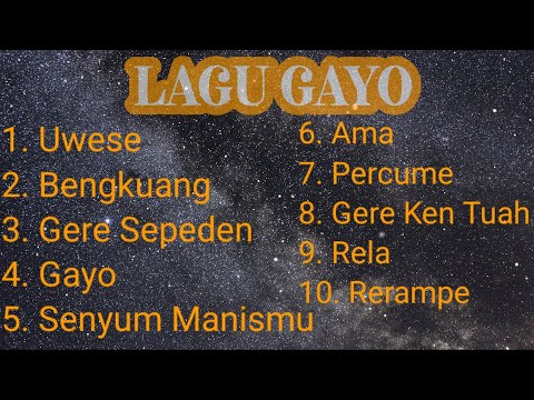 Lagu Gayo || Kumpulan Lagu Gayo Lama
