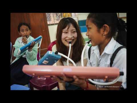 JICA Camboja, filme de slide de imagem 2019