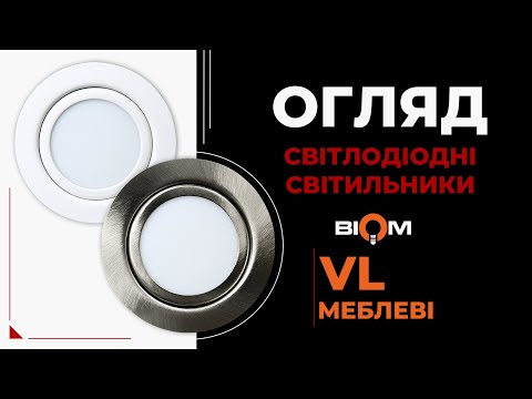 Вбудовувані світильники VL від Biom | Компактне рішення для меблевого освітлення