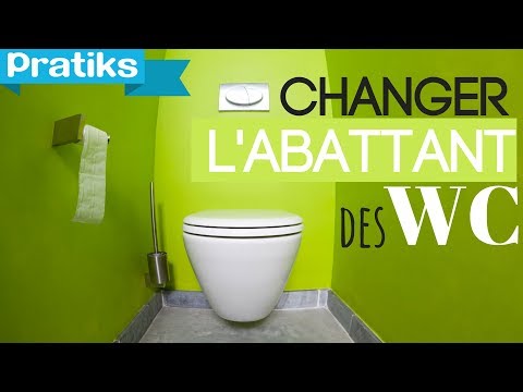 comment poser abattant toilettes