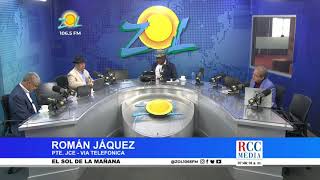 Román Jaquez Presidente de la JCE felicita al Sol de la Mañana en su 9no. aniversario Román Jaquez Presidente de la JCE felicita al Sol de la Mañana en su 9no. aniversario