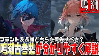 【鳴潮】★３武器でOK”コスパ最強”のサブアタッカー『ブラント』＆コンボが”超絶楽しい”メインアタッカーの『長離』をモチ武器も含めどちらを優先するべきかを解説します。【初心者必見】
