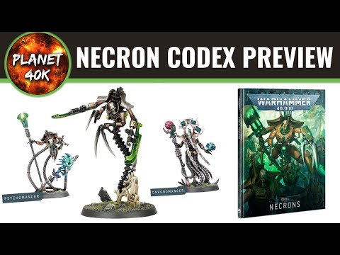 Warhammer 40k Necron CODEX PREVIEW  9th Edition