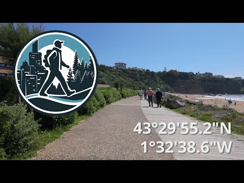 Walk Tour : Scenic Walk Along Promenade des Sources in Anglet, France