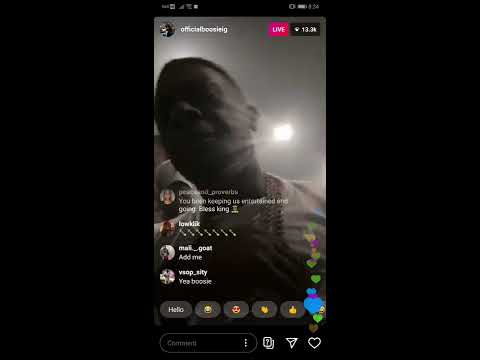 Boosie Freestyling in the studio on IG LIVE | Younger son jumps in