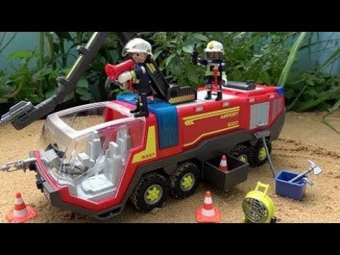 ★Fire Truck Assembly Toys Video for Children - Fire Engine with Lights and Sound Building Set