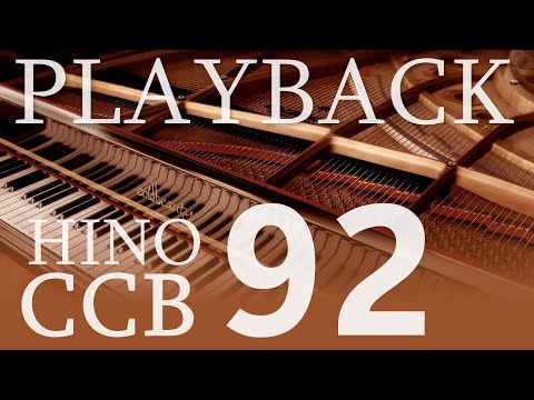 Hino 92 CCB - O Santo Evangelho (Playback Piano e Cello)