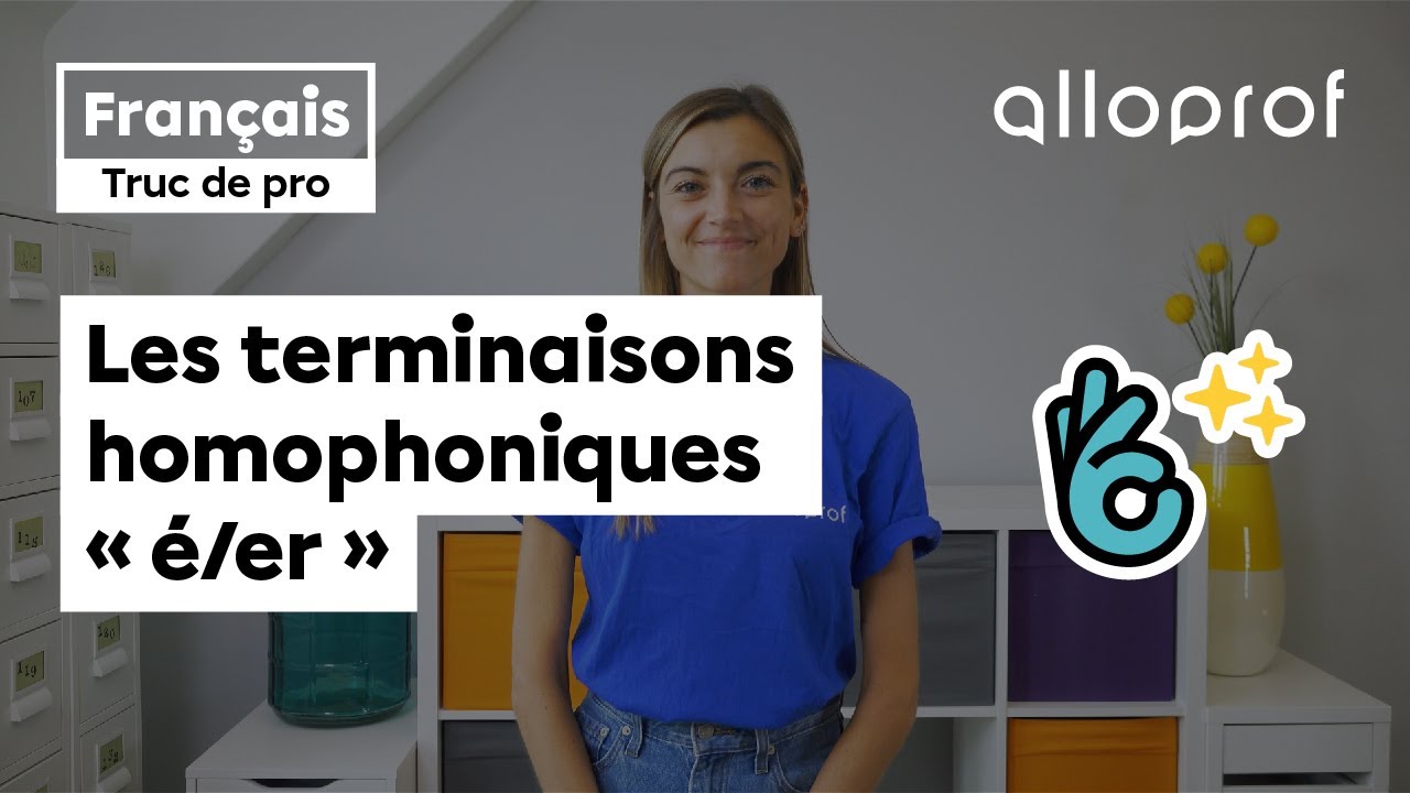 Truc de pro — Les terminaisons homophoniques « é/er »