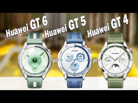 Huawei Watch GT 6 vs Huawei Watch GT 5 vs Huawei Watch GT 4